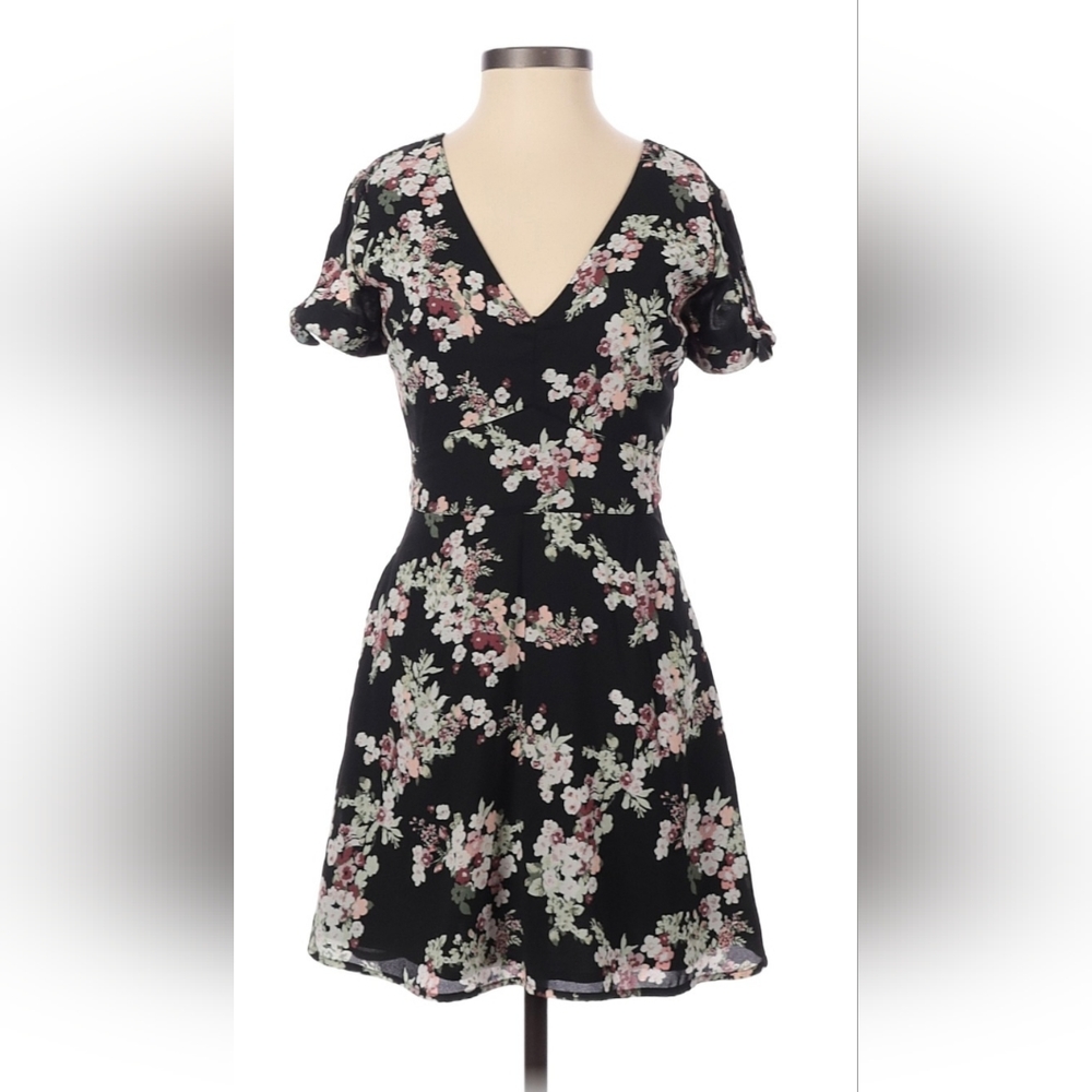 Abercrombie Black Floral Dress